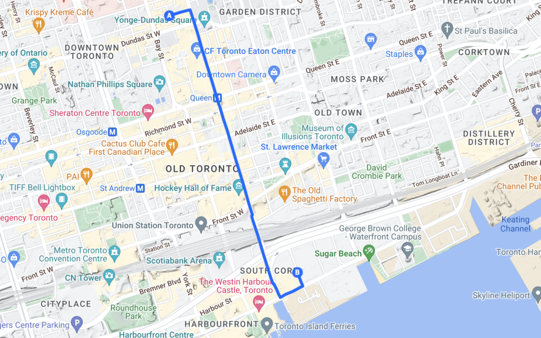 Parade route for 2024
