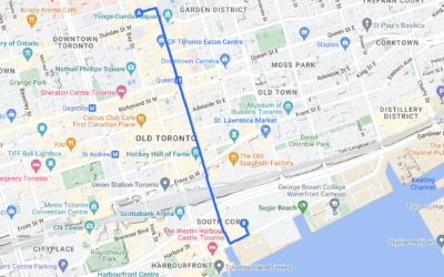 Parade route for 2024